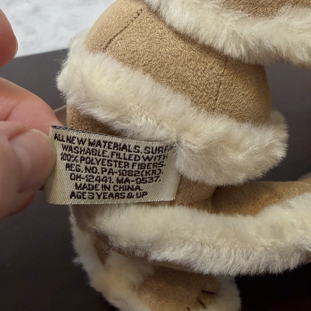 Bath & Body Works Teddy Bear Gingerbread Plush Collectible Shelf Sitter Stiff - Picture 7 of 9